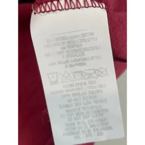 Fanatics Washington Redskins V‑Neck Graphic Tee Maroon Womens Size XXL Vintage thumbnail 7
