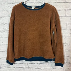 Patagonia Women's Shearling Crew in the "Beer Bottle Brown, Medium thumbnail 1