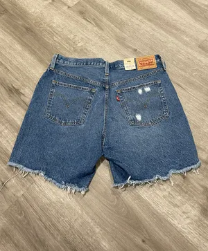 Levi's 501 High-Rise Ripped Denim Shorts thumbnail 2