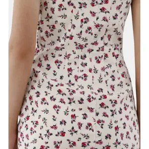 No Boundaries Womens Denim Dress Size M Ditsy Floral Print Mini Tank Sleeveless thumbnail 11