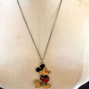 Vintage Walt Disney Productions Mickey Mouse Pendant Necklace thumbnail 6