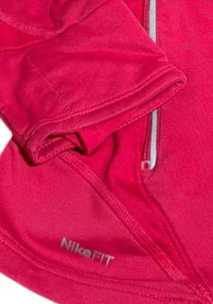 Nike FIT DRY Full Zip Athletic Jacket Women's Medium Pink thumbnail 2