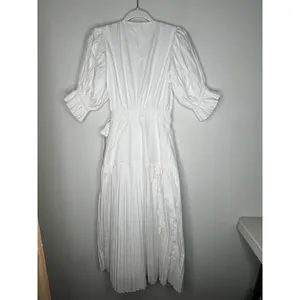 Sovere Pleated Wrap Midi Dress Size XS thumbnail 4