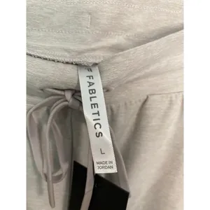 Fabletics Cloud Jersey Wide Leg Pants Women’s Size Large, Heather Gray thumbnail 3