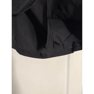 Abercrombie and Fitch Linen Blend Black Mini Skort Skirt NWT Size M thumbnail 3