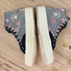 Converse Chuck Taylor 70 High Floral Print Black Sneaker Size 6.5‎ Men 8.5 Women thumbnail 5