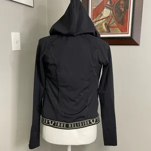 True religion cropped zip up jacket Black Size XS thumbnail 3
