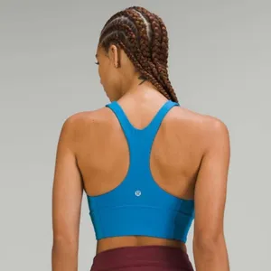 Lululemon Wunder Train Longline Bra in Poolside Size 14 thumbnail 2
