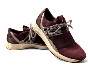 Under Armour Women's Purple Knit Lace-Up Sneakers thumbnail 1