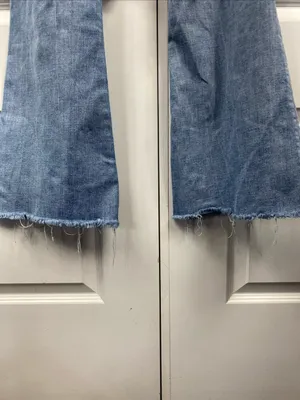 BKE Payton Universal Fit Flare Jeans 31x33.5 Mid Rise Distressed Light Women’s thumbnail 6
