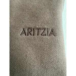 Aritzia Tna Sweatfleece Mega Fit Brown Wide Leg Sweatpants Womens Large 116292‎ thumbnail 4