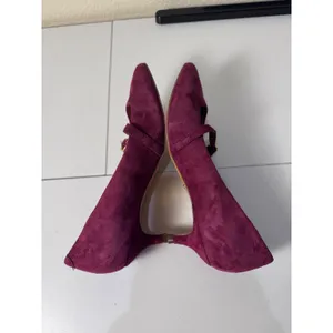 Vionic Minnie Suede Kitten Heel Mary Jane‎ Pump Women Size 5 Dark Academia thumbnail 5