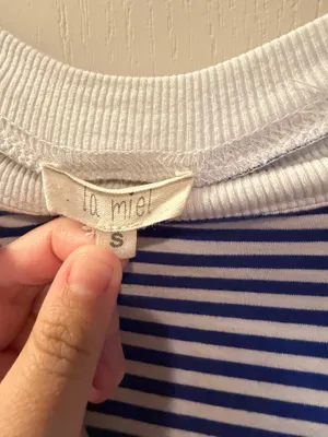 Blue striped long sleeve top thumbnail 5