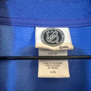 NHL | New‎ York Rangers Hockey Women's Royal Blue Full Zip Track Jacket, Size L thumbnail 5