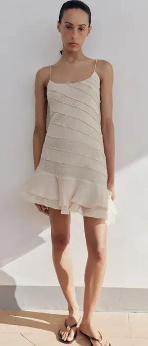 Zara Beaded Slip Dress thumbnail 1