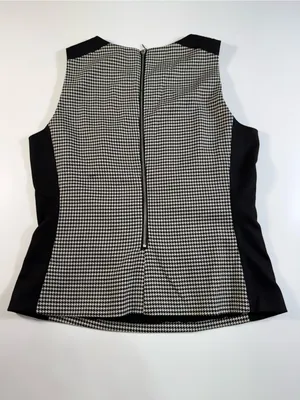 White House | Black Market Sleeveless Houndstooth Top thumbnail 6