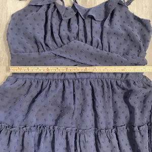 NWT Altar’d State navy blue dot babydoll dress size Large thumbnail 7