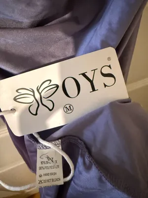 OYS Lavender Satin One Shoulder High Slit Maxi Dress NWT thumbnail 6