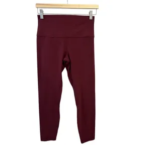 NEW Lululemon Align Pant 25" Size 8 Red Marlot SOLD OUT thumbnail 3