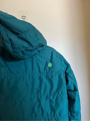 Stio East Butte Insulated Puffer Jacket Sz M Teal Green Outdoor Winter Hood thumbnail 4