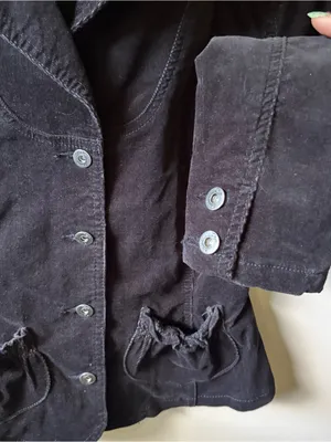 Riders Copper Black Corduroy Button Up Lightweight Jacket thumbnail 2
