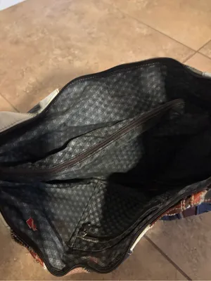 Patchwork Leather Hobo Bag in Multi thumbnail 3
