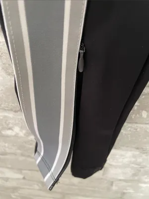 Fabletics Black Motion365+ Twisted Stripe Pull On Pant thumbnail 3