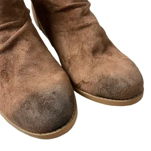 The Buckle Very G Cognac Brown Ankle Chelsea Boots 8US Medium Women’s Soft Suede thumbnail 3