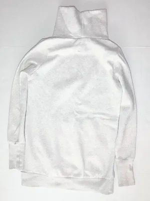 Fabletics High Neck Cowl Pullover Sweatshirt - M - Light Tan Heather thumbnail 2