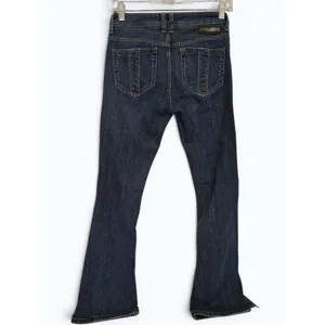 Burberry Brit Islington Bootcut Jeans Womens 27 Dark Wash Stretch Designer Denim thumbnail 2