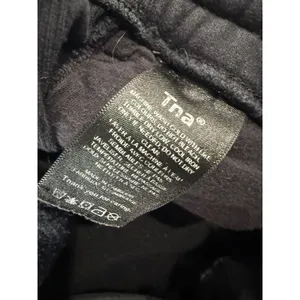 Tna Aritzia Womens Black Fleece Jogger Sweatpants Mid Rise Drawstring Size M thumbnail 5
