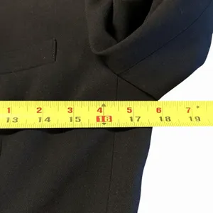 Lauren Ralph Lauren Womens Black Wool Blend Blazer Jacket Sz 6 Office Old Money thumbnail 3