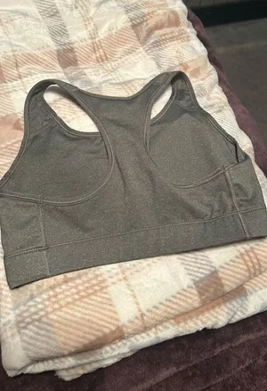 Nike grey  sports bra thumbnail 2
