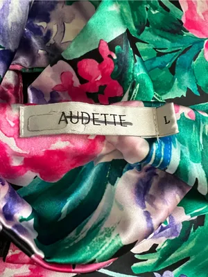 Free People Audette Studios Women’s Floral Printed Cutout Maxi Dress Multi Sz L thumbnail 4