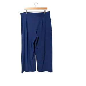 Eddie Bauer Departure Wide-Leg Pants Blue Petite XL UPF 50+ Moisture Wicking thumbnail 2