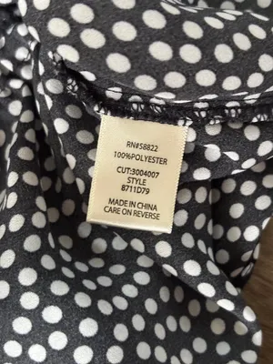 Max Studio Polka Dot Long Sleeve Blouse thumbnail 5