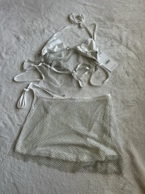 Outcast Clothing Addie Top & Addie Skirt White Skirt Festival Set thumbnail 8
