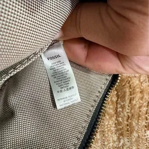 Fossil cow hide leather cross body bag / purse thumbnail 3