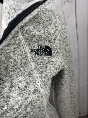 The North Face Crescent Full Zip Hoodie Women's XS Gray Hooded Pockets Outdoor thumbnail 3