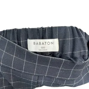 Aritzia‎ Babaton Conan Pants Windowpane Check Print Black Size 00 thumbnail 9