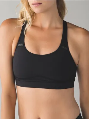 LULULEMON Women’s Sweaty or Not Sports Bra Black size‎ 4 thumbnail 2