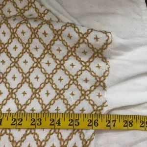We the Free People Spirit Henley Tunic Top Embroidered Boho sweater sweatshirt blouse shirt button front white gold yellow long sleeve Size L-measurements in pics thumbnail 7