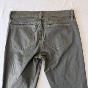 J Crew‎ Toothpick Ankle Pants 25 Olive Side Stripe Skinny Stretch thumbnail 8