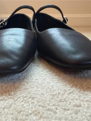 Steve Madden‎ Maple Black Leather Mary Jane Ballet Flats Size 12 thumbnail 6