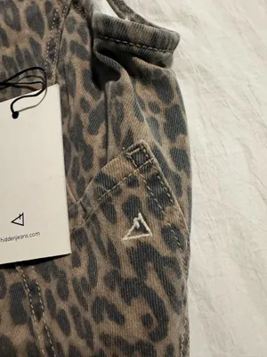 Hidden Jeans cheetah denim vest thumbnail 2
