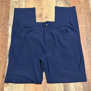 PGA Tour Wmns Navy Blue Performance Pants Sz L Sz 32 Athlete Golf Active Pockets thumbnail 2