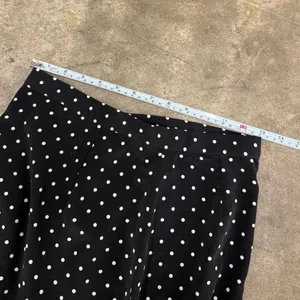 Vintage retro y2k polka dot midi maxi skirt with slit thumbnail 3