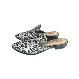 Bleecker and Bond "Simone" calf hair‎ mule leopard/animal print Sz 6.5 thumbnail 9