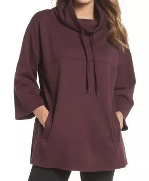 UGG Purple Fleece Lined Astrid Poncho Sweatshirt Size XS/Small thumbnail 1