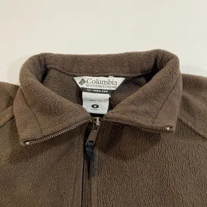 Columbia Brown Zip-Up Fleece Jacket Women’s Medium Outdoor Essential thumbnail 5